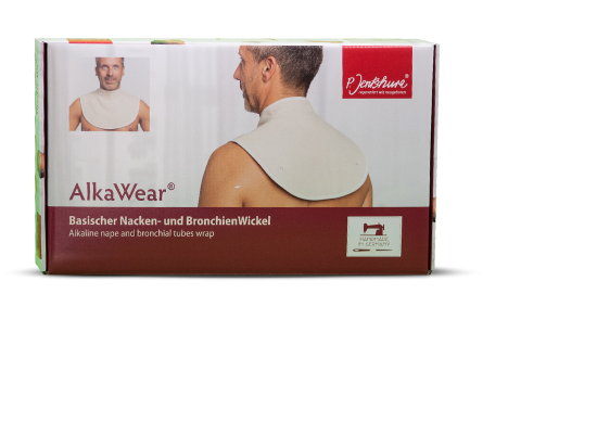 Zásaditý zábal krku, ramien a priedušiek